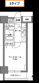 KDX岩本町レジデンス【5階】の間取り