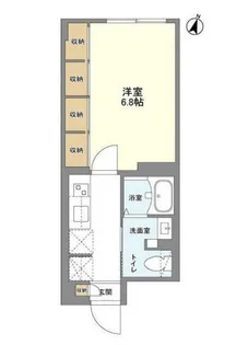 ウェルスクエア駒場東大前【3階】の間取り