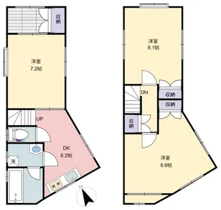 千葉県船橋市三山3【一戸建】の間取り