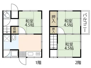 広島県広島市西区庚午中2【一戸建】の間取り