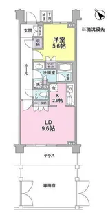 ブローテ大倉山【1階】の間取り