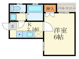 アルカス千本通【4階】の間取り