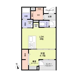 Mana港南【3階】の間取り