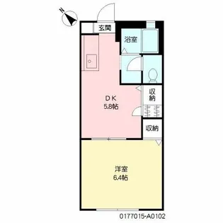 カーサ久山【1階】の間取り