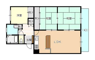 新潟県新発田市本町2【マンション】の間取り