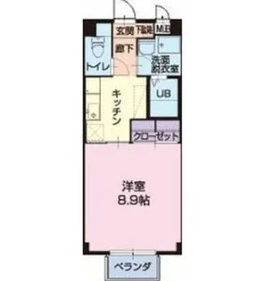 ジュネス【1階】の間取り