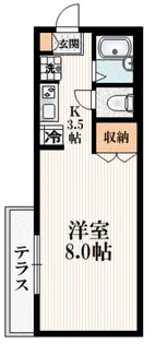 エミールガーデン【1階】の間取り