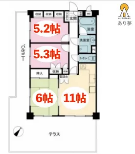 エクセル弘明寺西【2階】の間取り