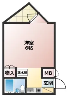 メモリーホーム第一ビル【4階】の間取り