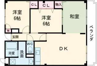メモリーさくら【2階】の間取り