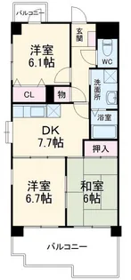 メゾン・ド・ルポ【2階】の間取り