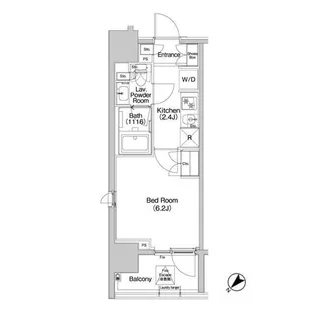 コンフォリア品川EAST【8階】の間取り