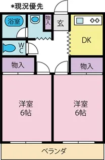 レジデンスフルヤ【2階】の間取り