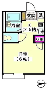 メゾンボヌール【1階】の間取り