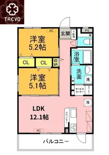 シーサーマンションIII【1階】の間取り