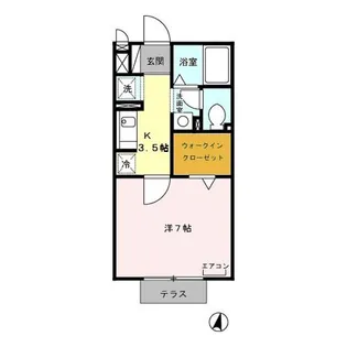 アークPAL【2階】の間取り