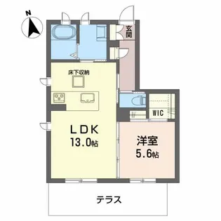 ベアズバリ―【1階】の間取り