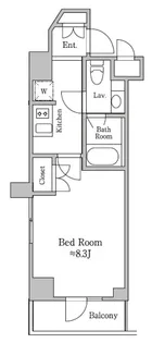 レジディア板橋【7階】の間取り
