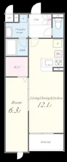 リトルロックス【1階】の間取り