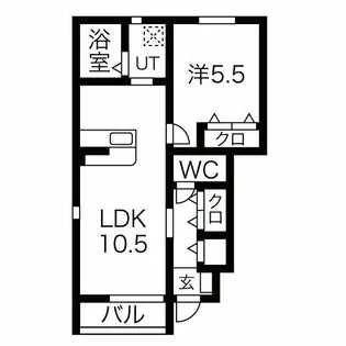 FolunaII【1階】の間取り