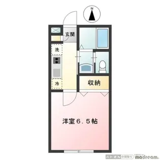 東京都品川区旗の台1【アパート】の間取り