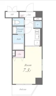 ラ・フロル【2階】の間取り