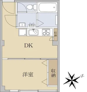 大澤ビル【4階】の間取り