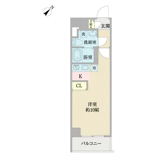 T’sgarden仲町台【5階】の間取り
