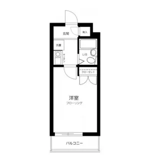 ダイホープラザ桜上水【3階】の間取り