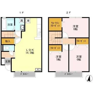 石川県金沢市野田2【一戸建】の間取り