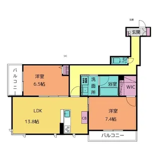 KORYO NEST 浄水【3階】の間取り