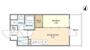東京都目黒区八雲1【マンション】の間取り