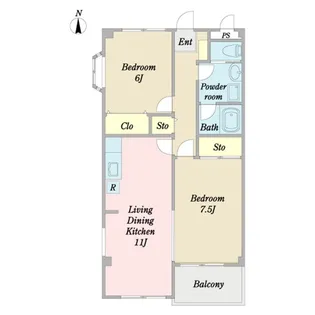 Felice =フェリーチェ=【2階】の間取り