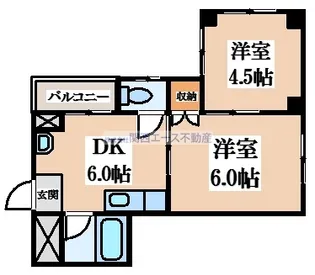 メゾンリヴィエール上野【5階】の間取り
