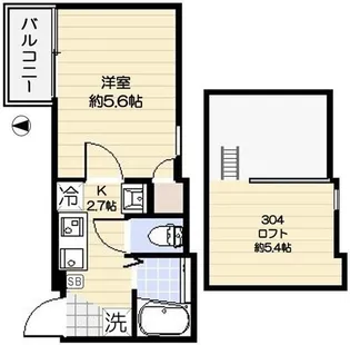 WillowS沼袋【3階】の間取り