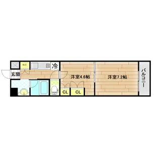 ウェルネス青葉【4階】の間取り