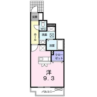リバーサイド錦丘【1階】の間取り