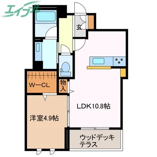 コンフォルタ【1階】の間取り