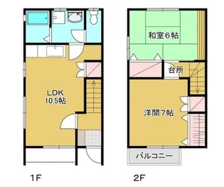 静岡県浜松市中央区南浅田1【一戸建】の間取り