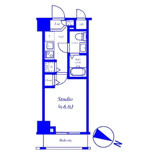 ガーラ・シティ川崎【1階】の間取り