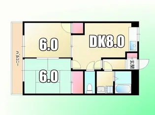 アビニオン【2階】の間取り