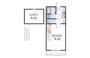 パルハイム2001A【2階】の間取り