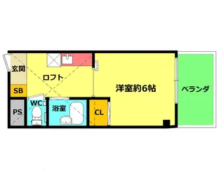 大阪府寝屋川市香里本通町【マンション】の間取り