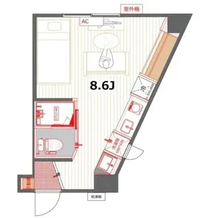 窪田ビル【3階】の間取り