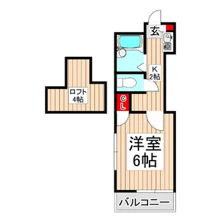 ベルフォーレ【2階】の間取り