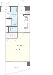 グリーンサイド【3階】の間取り