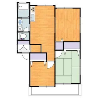 メゾングリーンピアA【1階】の間取り