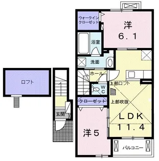 リエート【2階】の間取り