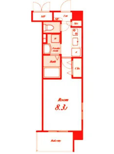 シャ ミニオン【3階】の間取り