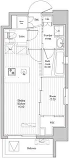 アジールコート蒲田【8階】の間取り